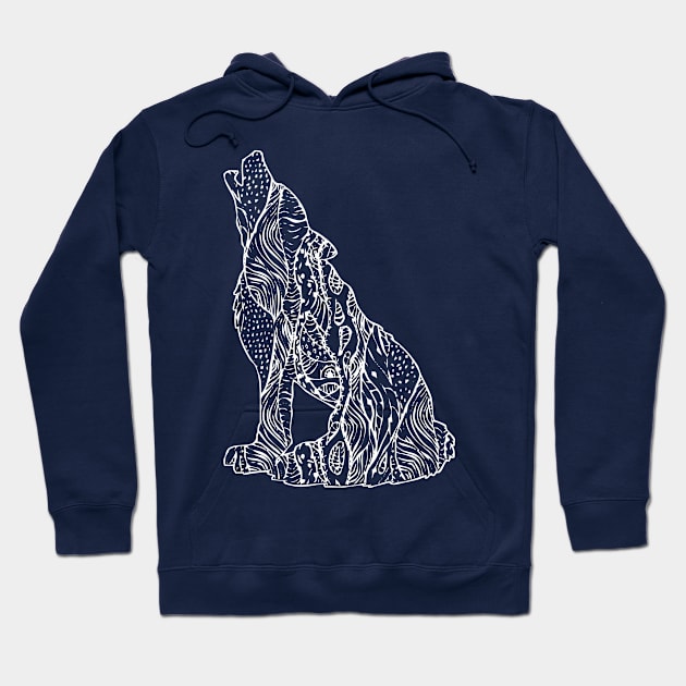 Abstract Wolf Version 2 Hoodie by Taki93